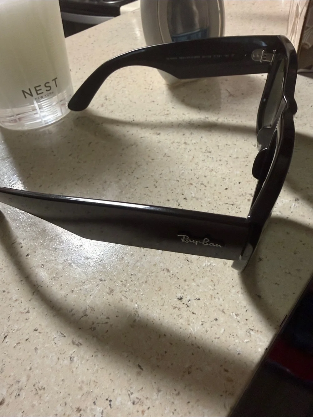 Ray-Ban Black Frame mega wayfarer sunglasses